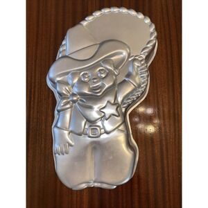 Vtg Wilton Cake Pan Cowboy Cowgirl Rodeo Lasso 1981 Sheriff Western 502-3363